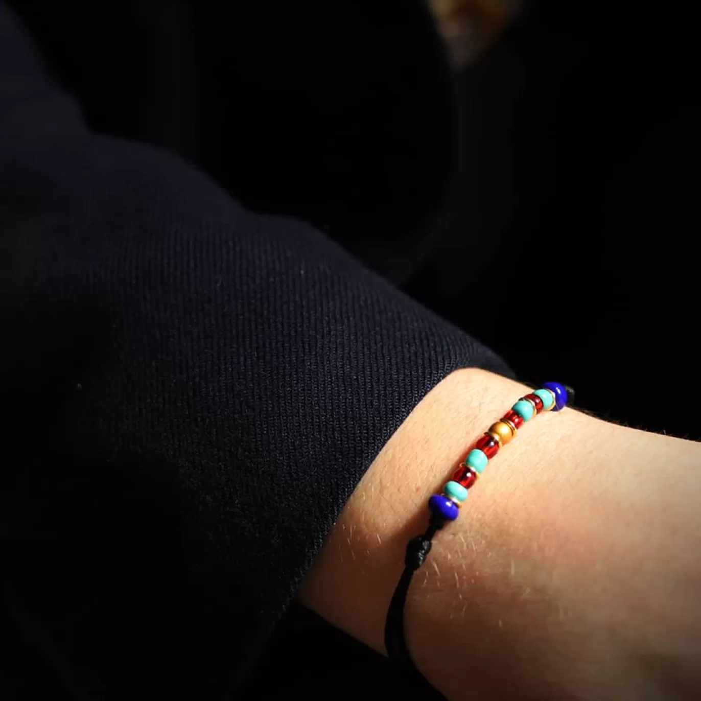 Bracelet Amazone Verre De Murano Sur Cordon-Michaël Vessière Flash Sale