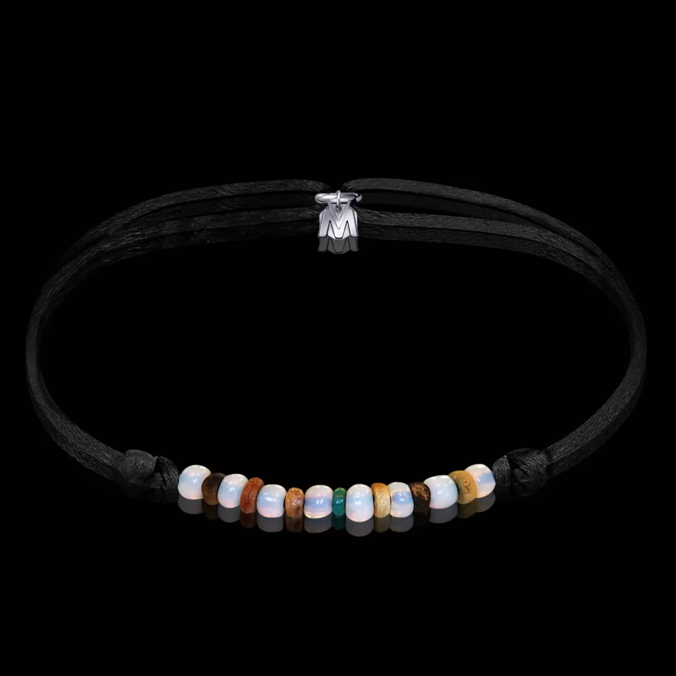 Bracelet Antique Egyptien Porte-Bonheur Sur Cordon-Michaël Vessière Fashion