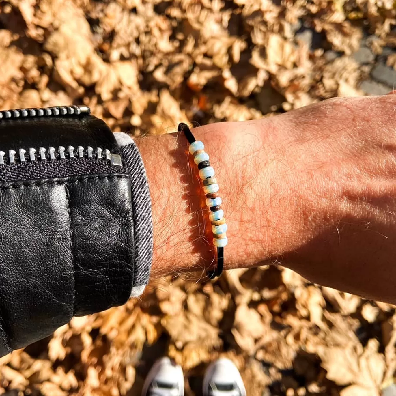 Bracelet Antique Egyptien Porte-Bonheur Sur Cordon-Michaël Vessière Fashion