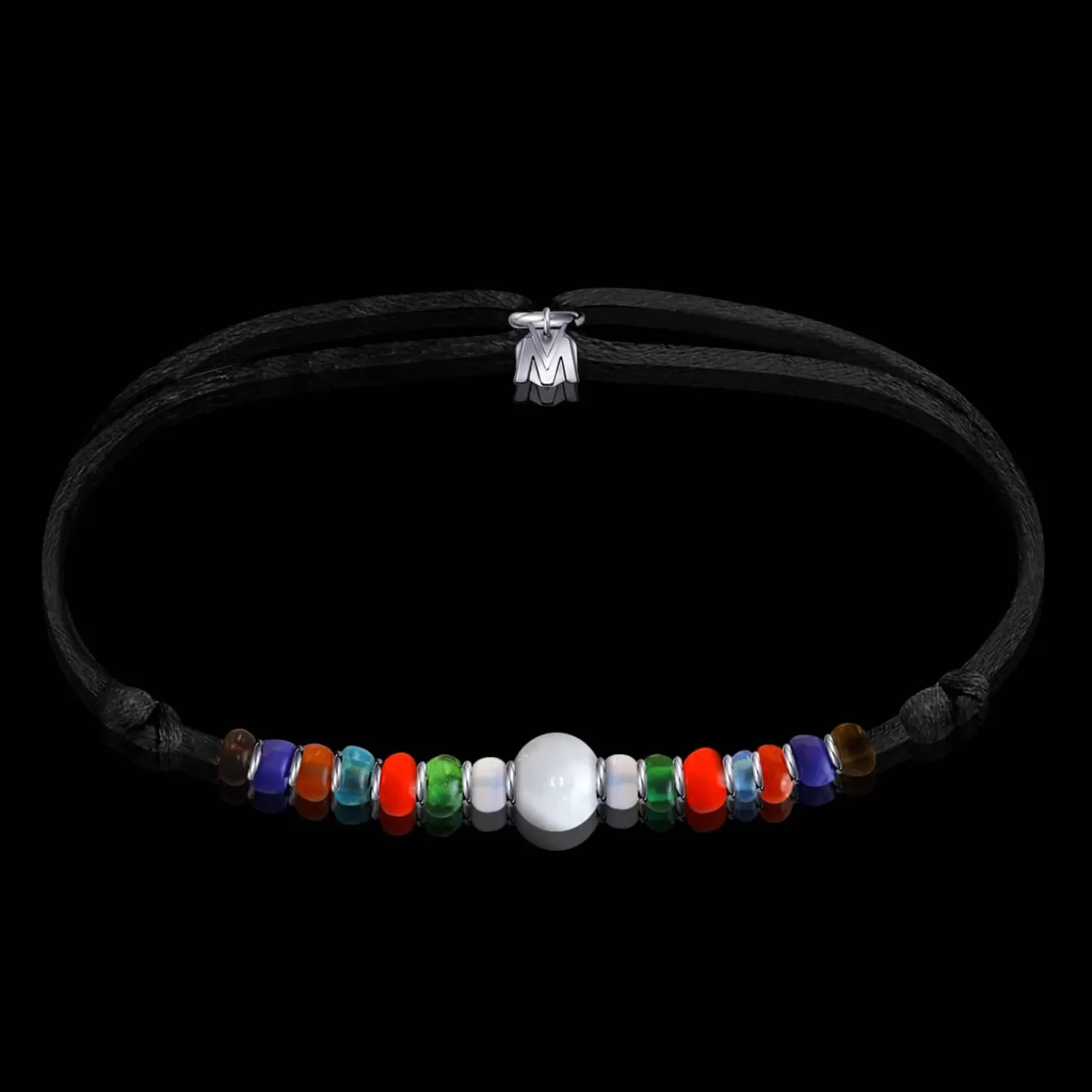 Bracelet Arlequin Aigue-Marine-Michaël Vessière Discount