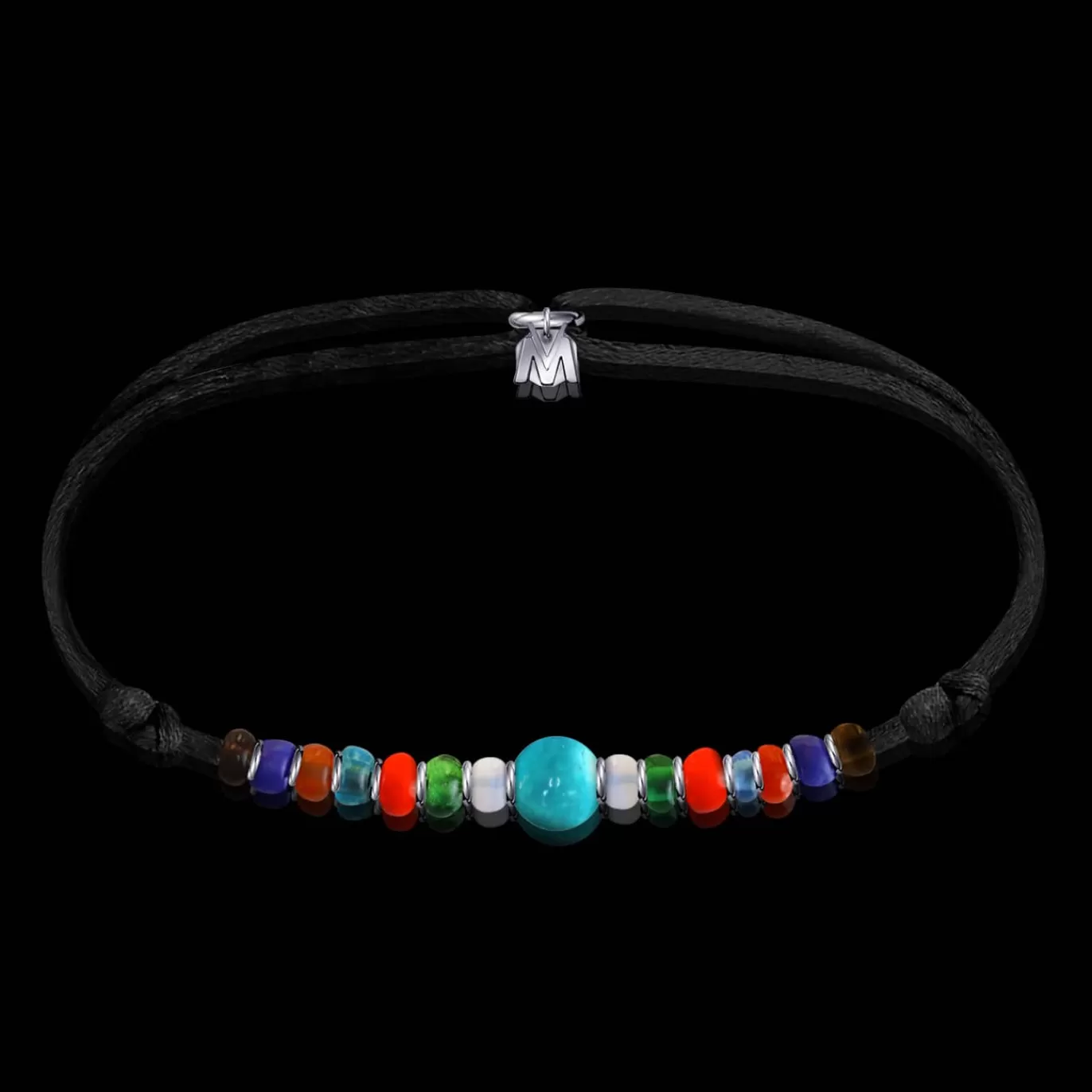 Bracelet Arlequin Turquoise-Michaël Vessière New