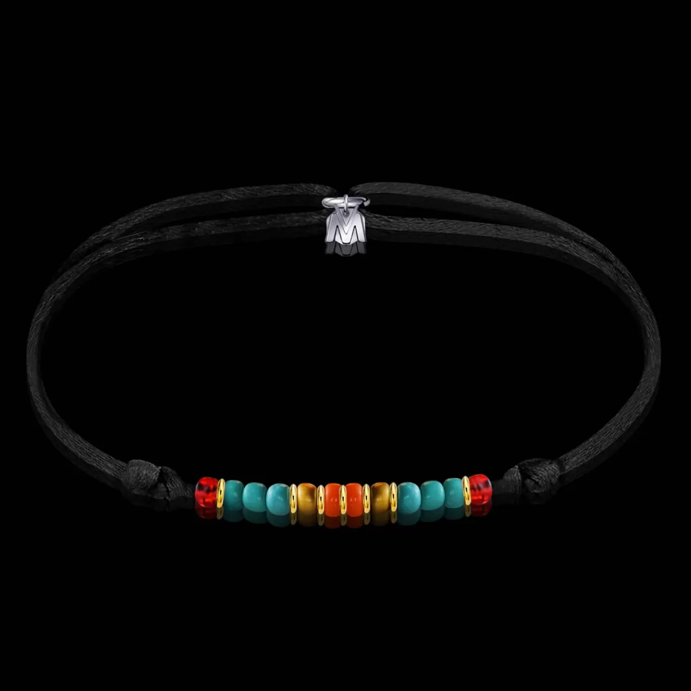 Bracelet Athena Verre De Murano Sur Cordon-Michaël Vessière Clearance