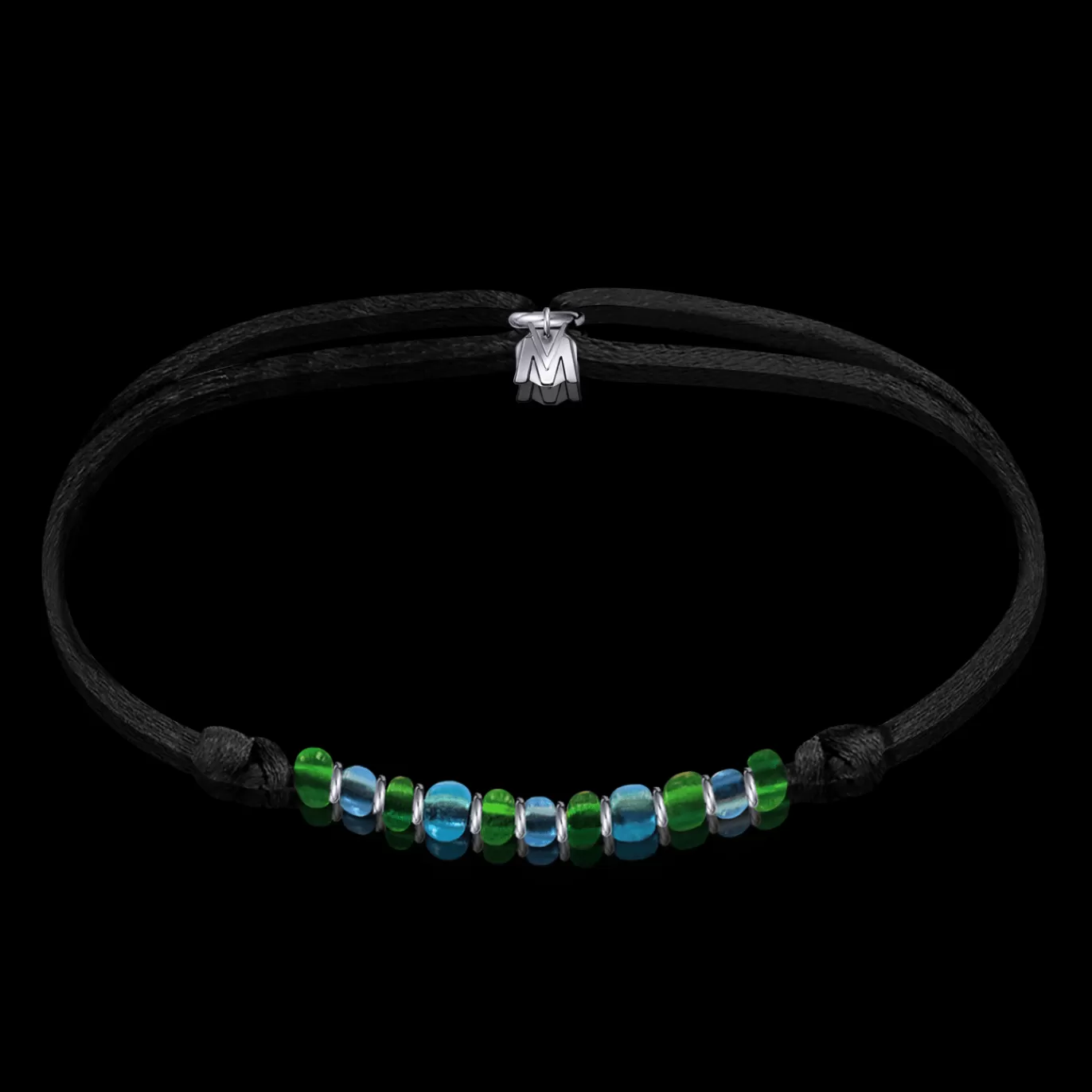Bracelet Atlantide Verre De Murano Sur Cordon-Michaël Vessière Online