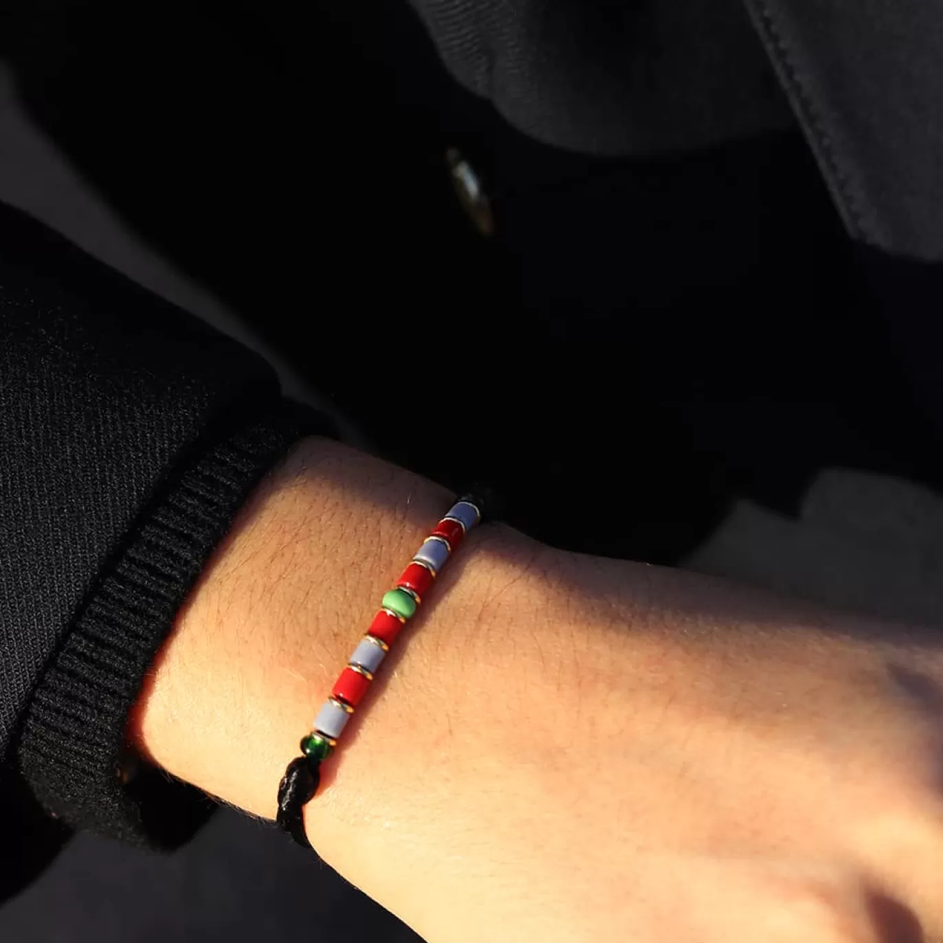 Bracelet Corail Verre Du Ghana - 37 Ex-Michaël Vessière Sale