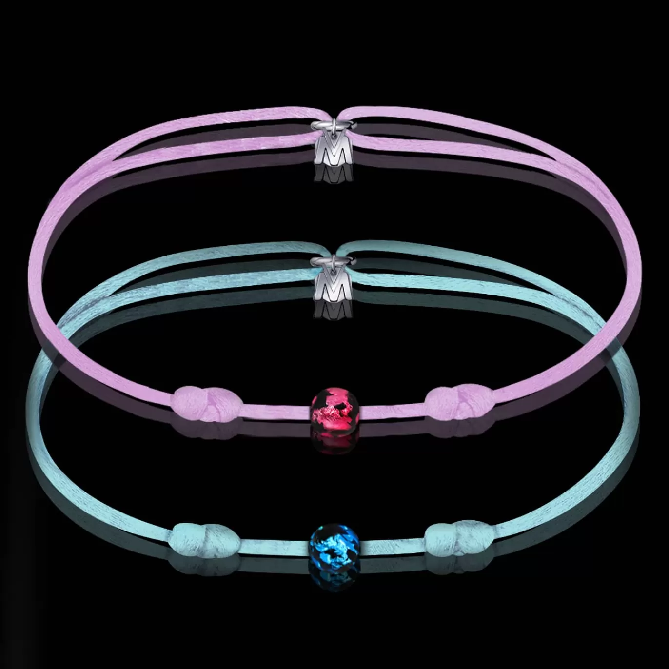 Bracelet Duo D'Amoureux - La Petite Fille Et Le Petit Garcon-Michaël Vessière Shop