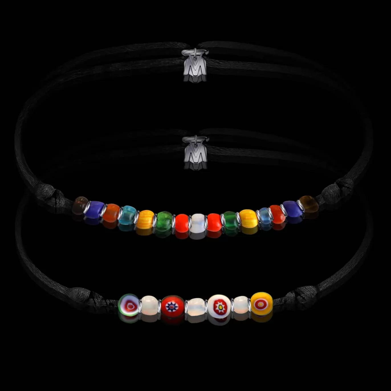 Bracelet Duo En Verre De Murano - Le Colore-Michaël Vessière Flash Sale
