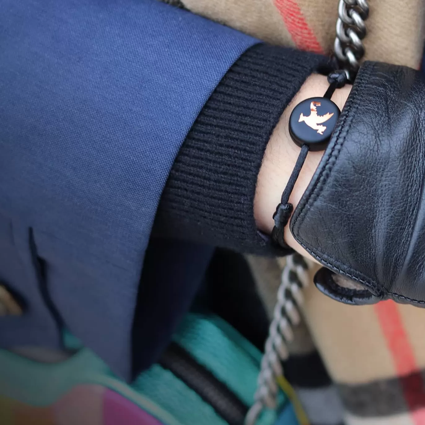Bracelet Graoully De Metz Rouge Sur Cordon-Michaël Vessière Clearance
