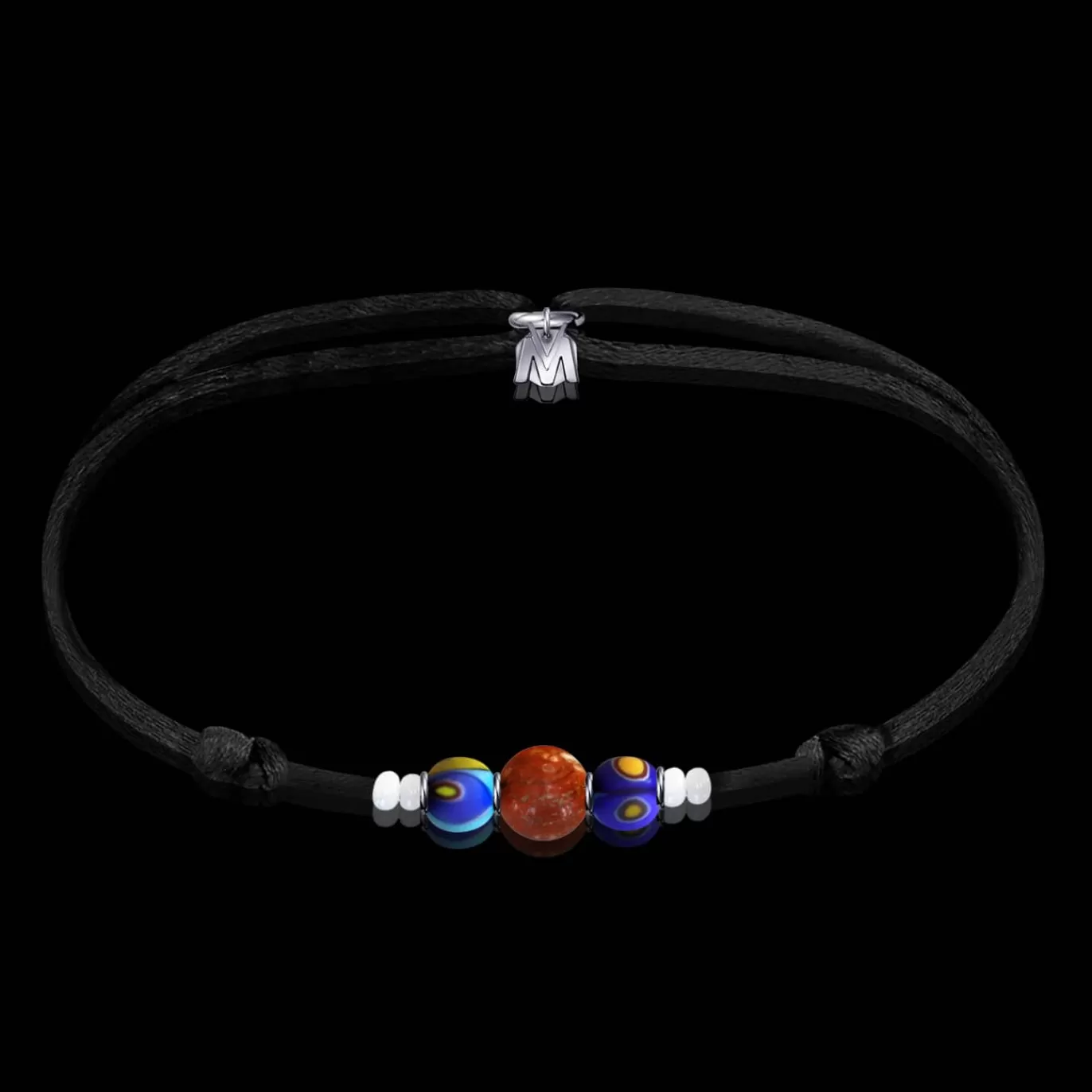 Bracelet Jaspe Rouge Coachella Verre De Murano-Michaël Vessière Online