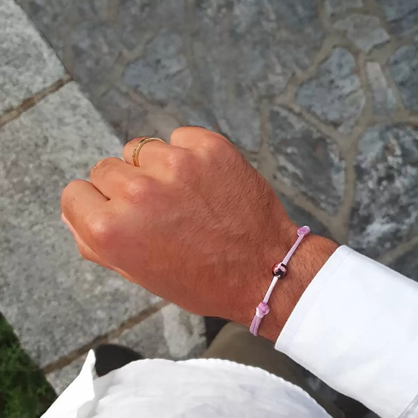 Bracelet "La Petite Fille" Sur Cordon-Michaël Vessière Sale