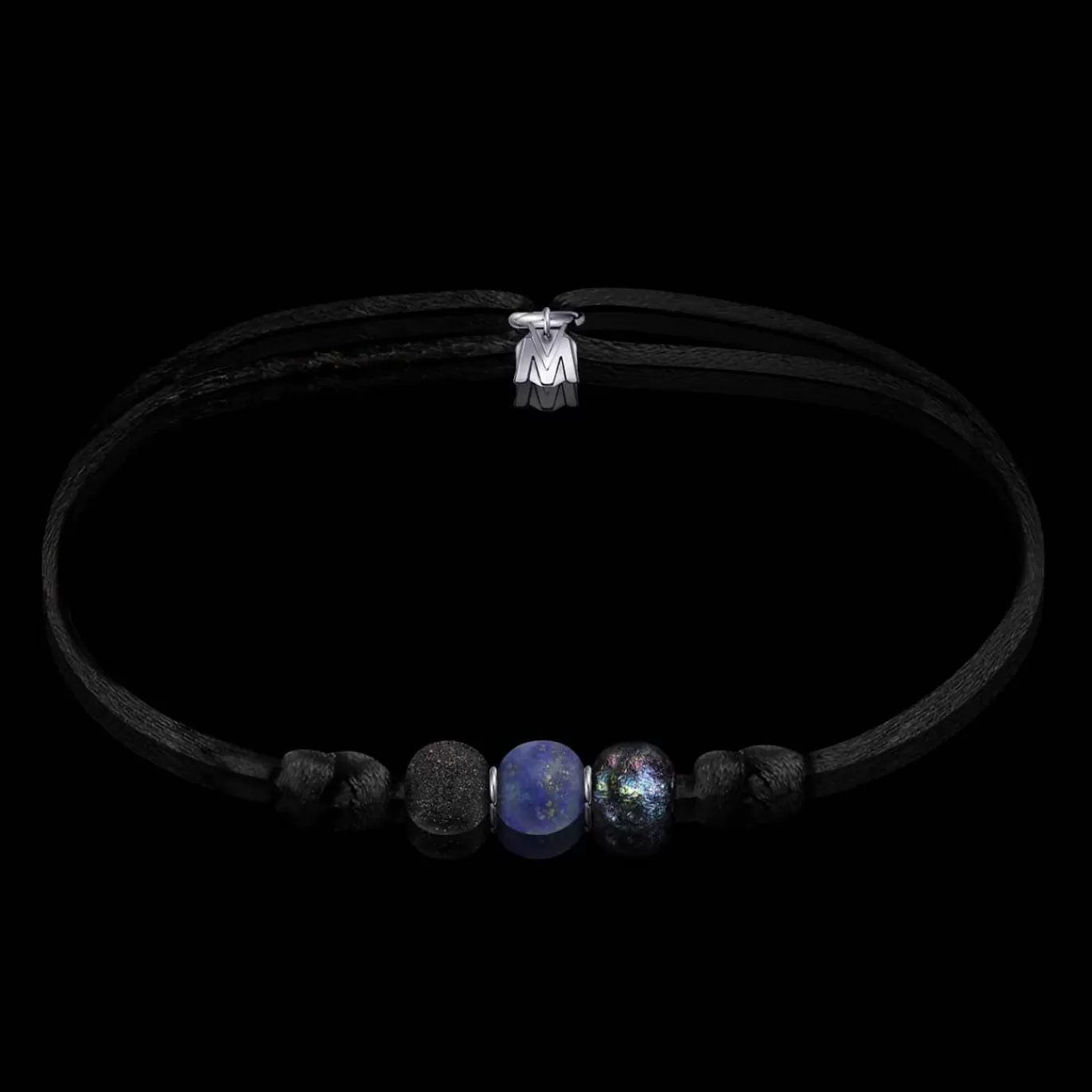 Bracelet Lapis-Lazuli + Verre Made In France-Michaël Vessière Flash Sale