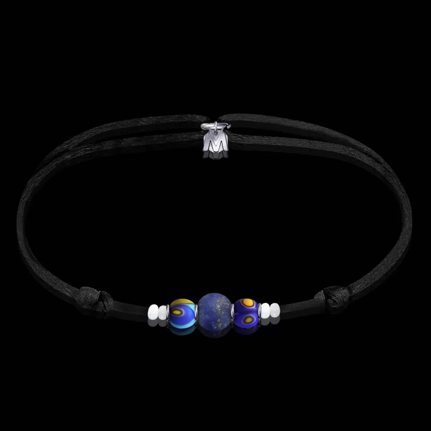 Bracelet Lapis-Lazuli Coachella Verre De Murano-Michaël Vessière Clearance