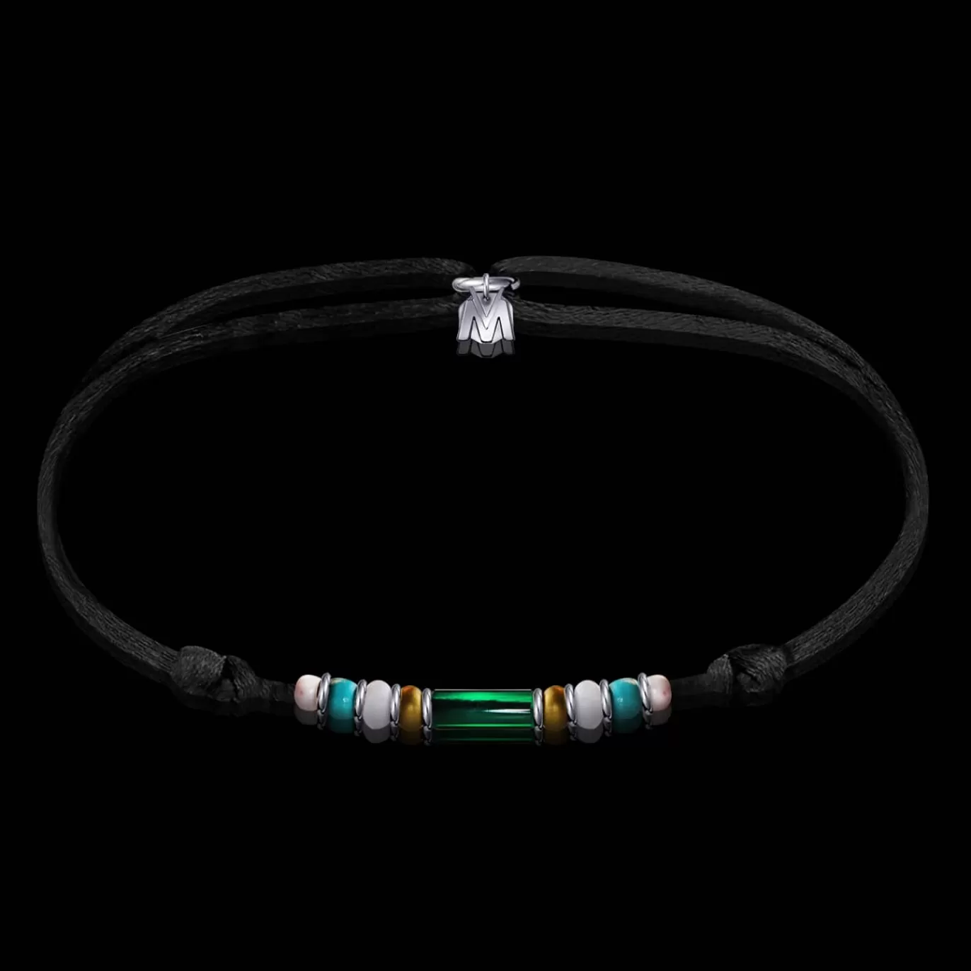 Bracelet Louxor Verre De Murano Sur Cordon-Michaël Vessière Best Sale