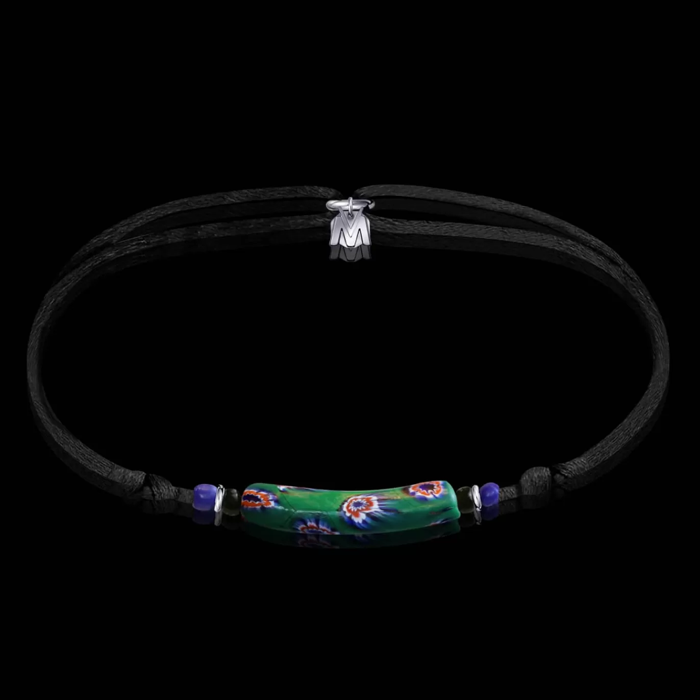 Bracelet Millefiori - Le Tribal (7 Ex) Sur Cordon-Michaël Vessière Fashion
