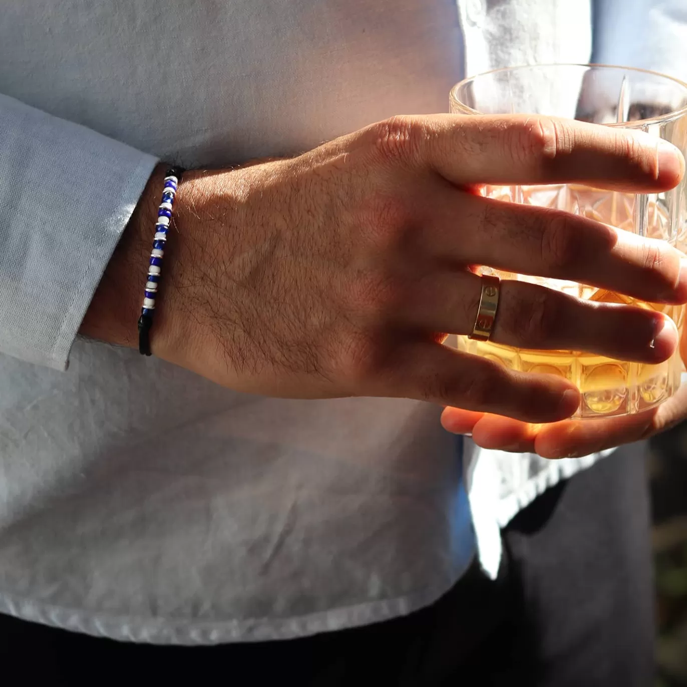 Bracelet Petit Prince Verre De Murano Sur Cordon-Michaël Vessière Clearance