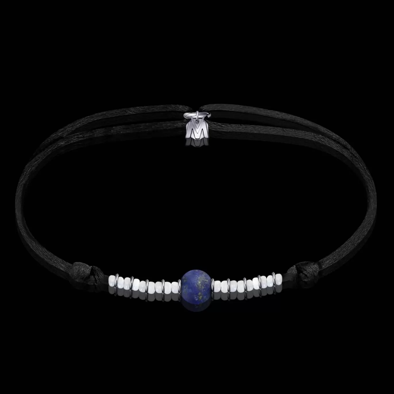 Bracelet Pierre Lapis-Lazuli Immacule Sur Cordon-Michaël Vessière Best