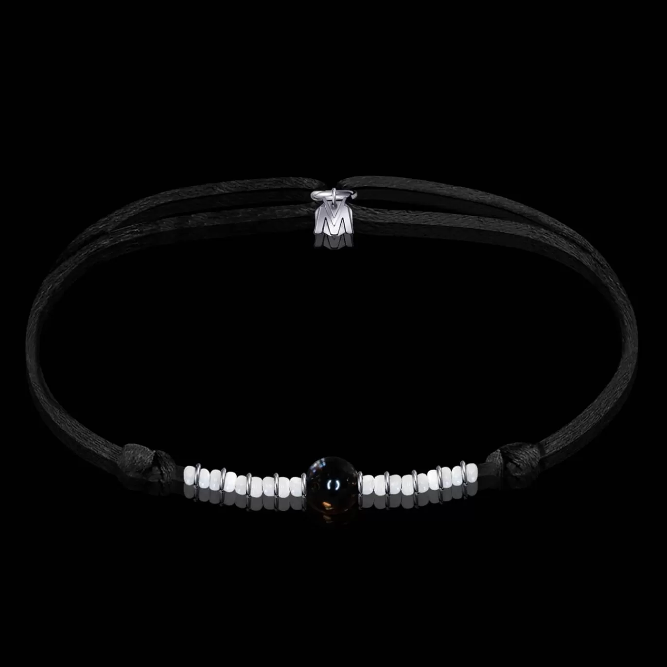 Bracelet Pierre Tourmaline Immacule Sur Cordon-Michaël Vessière Sale