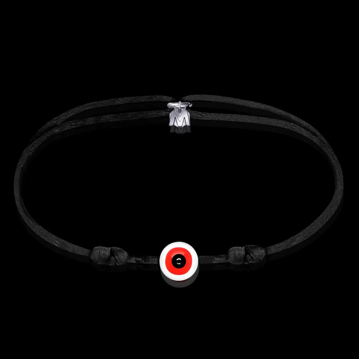 Bracelet Porte-Bonheur Evil-Eye Sur Cordon-Michaël Vessière Store