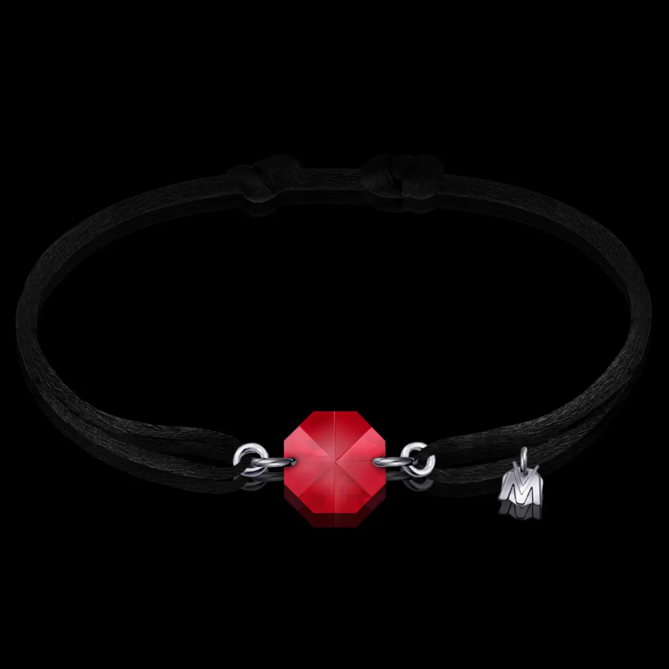 Bracelet Porte-Bonheur Pierre Rouge-Michaël Vessière Fashion