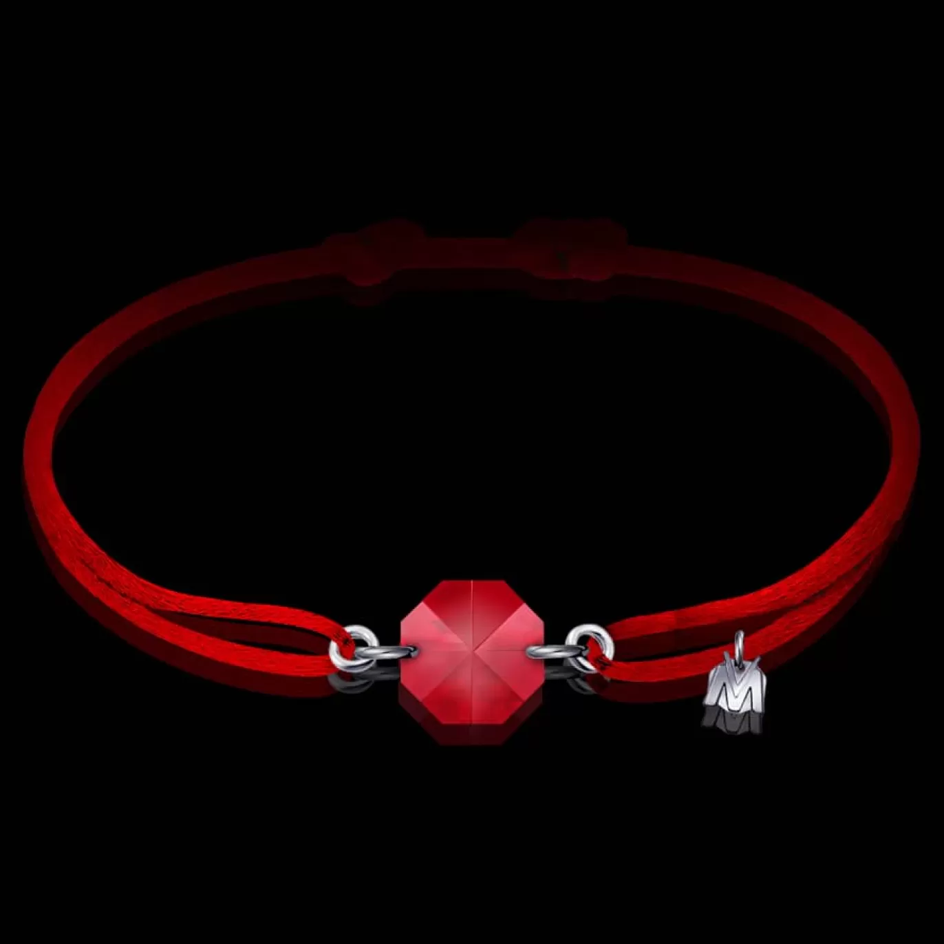 Bracelet Porte-Bonheur Pierre Rouge - Cordon Rouge-Michaël Vessière Online