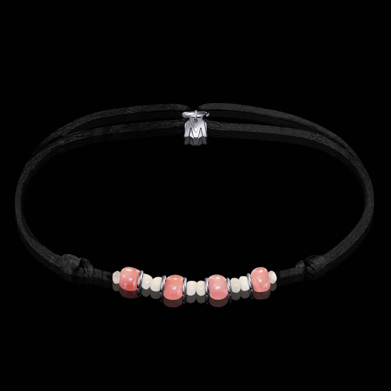 Bracelet Princesse Verre De Murano Sur Cordon-Michaël Vessière Flash Sale