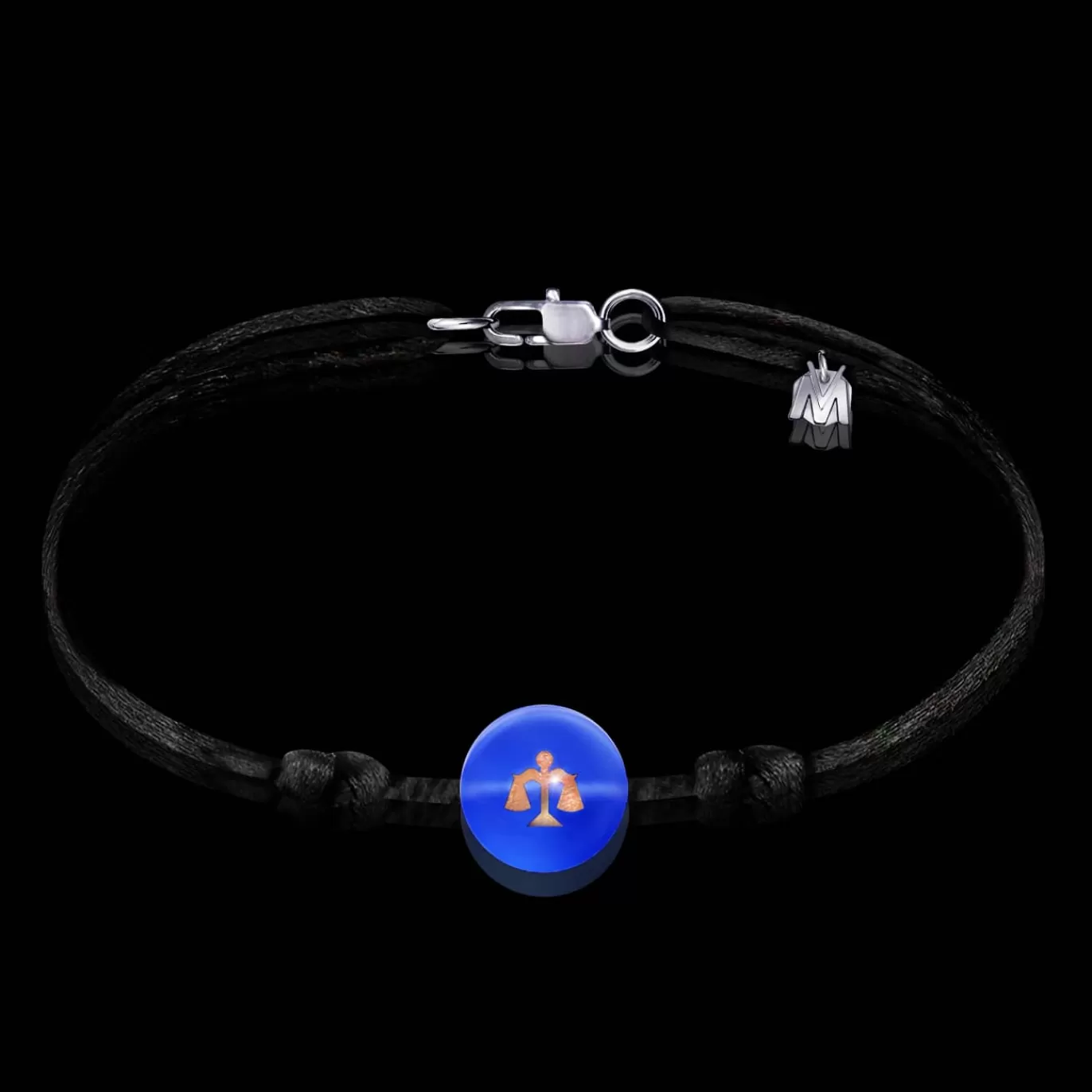 Bracelet Signe Astrologique Balance Sur Cordon-Michaël Vessière Online