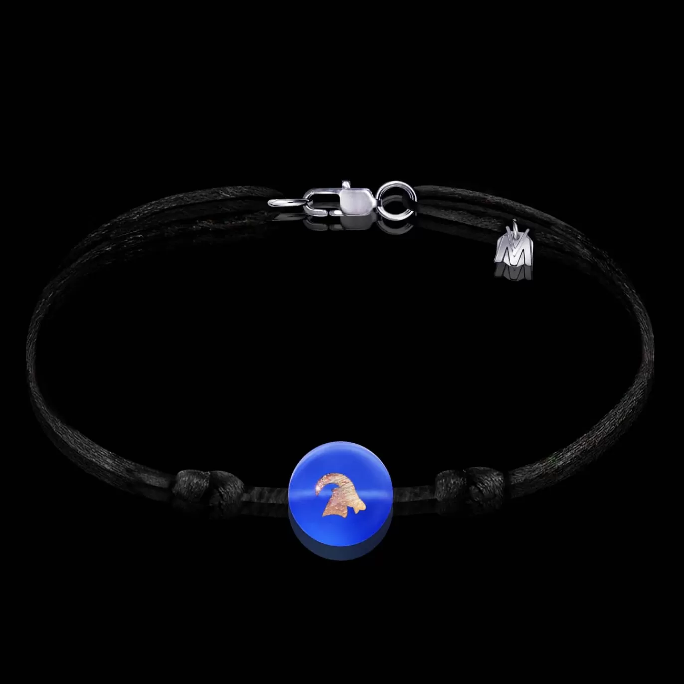 Bracelet Signe Astrologique Capricorne Sur Cordon-Michaël Vessière Cheap