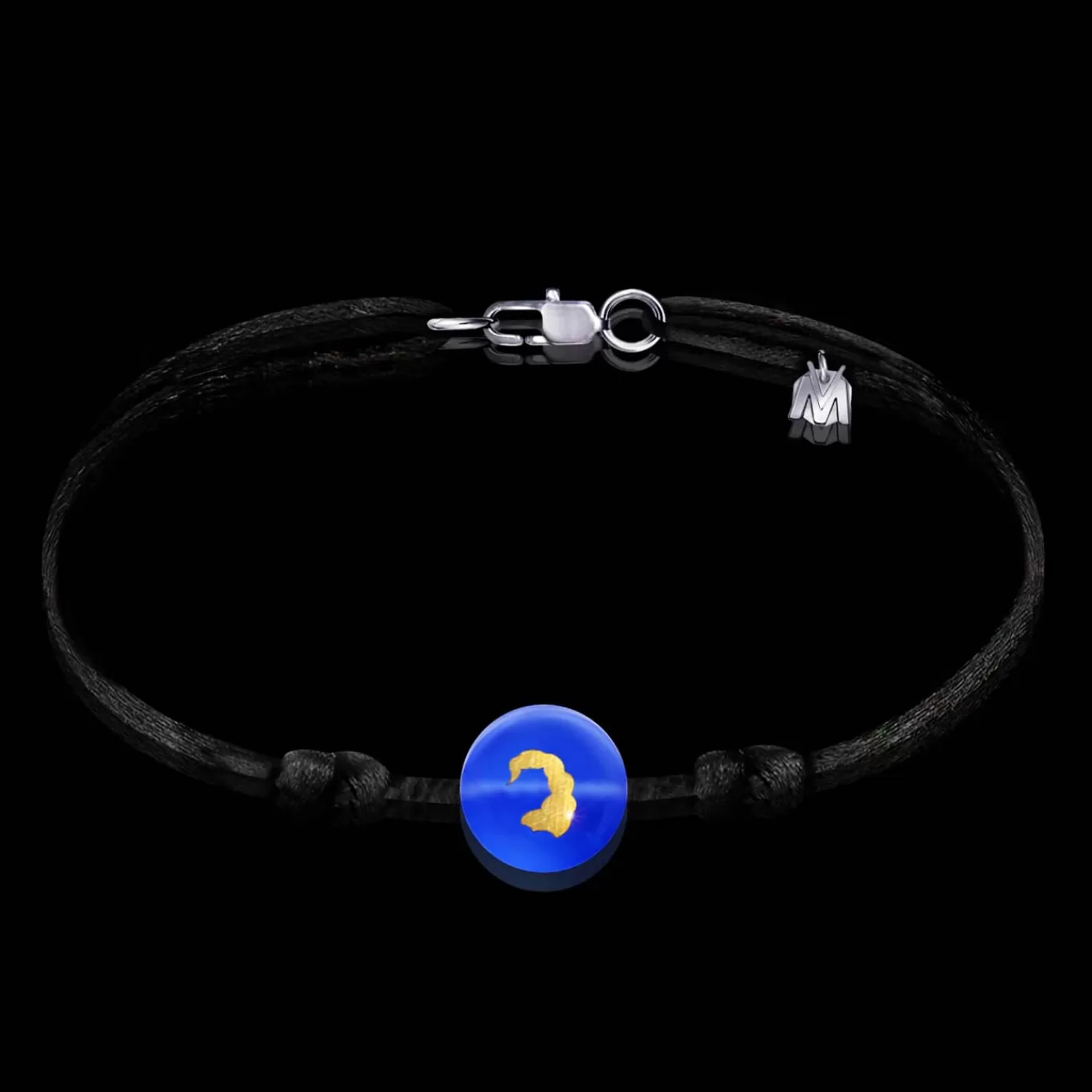 Bracelet Signe Astrologique Scorpion Sur Cordon-Michaël Vessière Best