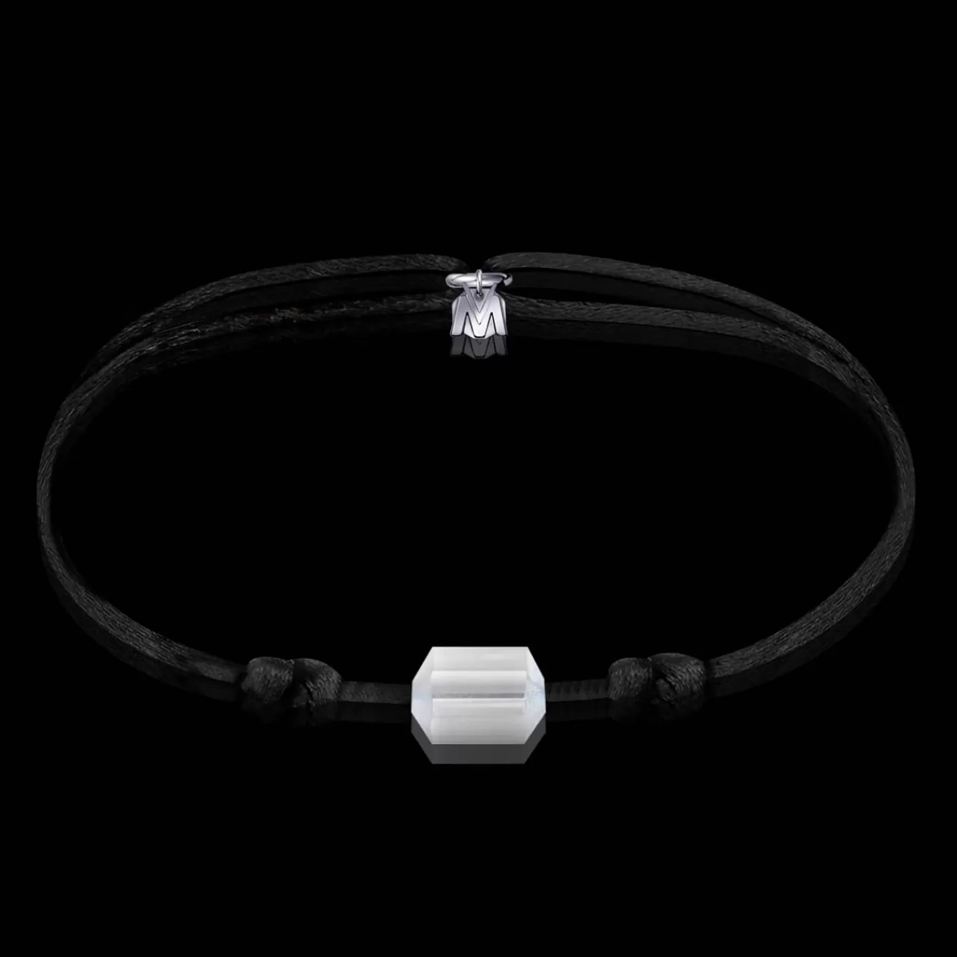 Bracelet Solitaire Lumiere Sur Cordon-Michaël Vessière Shop