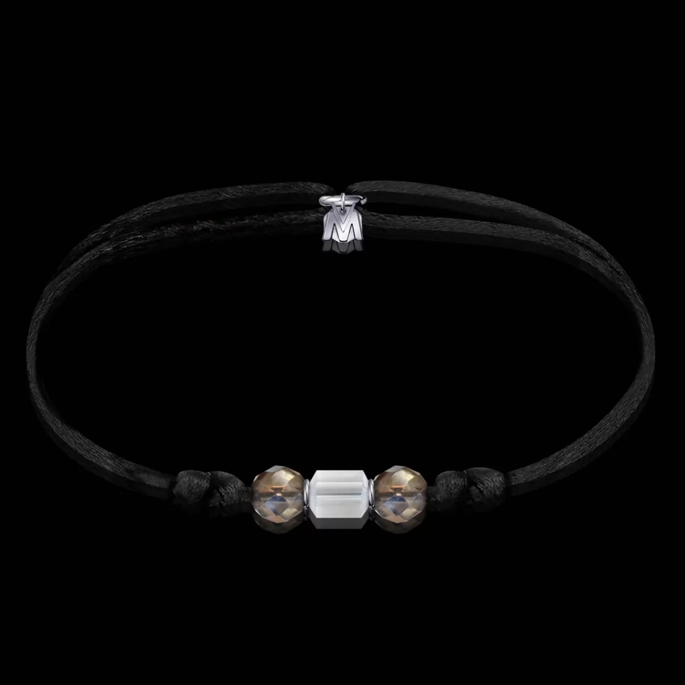 Bracelet Tenebreux En Cristal Sur Cordon-Michaël Vessière Shop