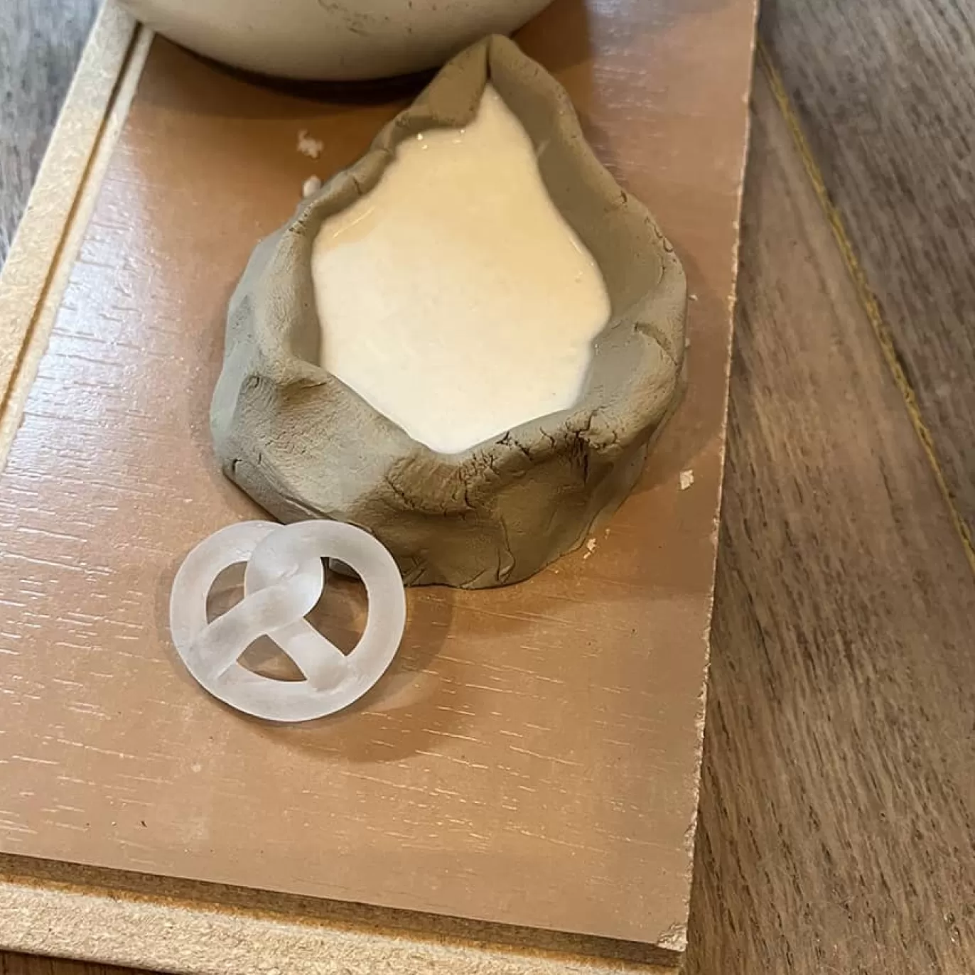 Collier Bretzel Incolore Pate De Cristal-Michaël Vessière Cheap